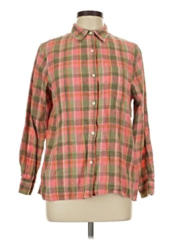 Jones New York Signature Long Sleeve Button-Down Shirt (view 1)