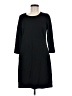 Originality Solid Black Casual Dress Size M - photo 1