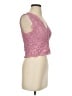 Express 100% Polyester Pink Sleeveless Blouse Size S - photo 4