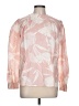 Jh Collectibles 100% Polyester Floral Pink Long Sleeve Blouse Size 10 - photo 1