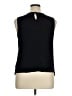 Elle 100% Polyester Black Sleeveless Blouse Size XL - photo 2