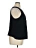 Elle 100% Polyester Black Sleeveless Blouse Size XL - photo 4