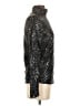 Aqua Metallic Black Long Sleeve Blouse Size S - photo 4
