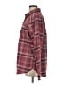 Columbia Plaid Burgundy Long Sleeve Blouse Size L - photo 5