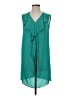 BCBGMAXAZRIA 100% Polyester Teal Sleeveless Blouse Size S - photo 1