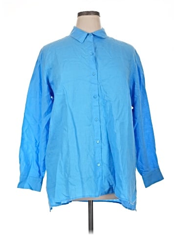 Eileen Fisher Long Sleeve Button-Down Shirt (view 1)