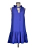 Amanda Uprichard 100% Polyester Solid Blue Casual Dress Size XS - photo 1