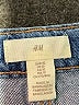 H&M 100% Cotton Blue Denim Shorts Size 10 - photo 3