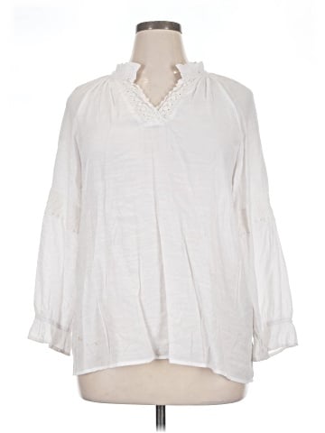 Counterparts 3/4 Sleeve Blouse (view 1)