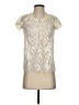 Trulli Ivory Short Sleeve Blouse Size XS - photo 1