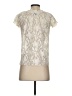 Trulli Ivory Short Sleeve Blouse Size XS - photo 2