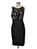 Rafaella 100% Polyester Graphic Black Cocktail Dress Size 8 - photo 1