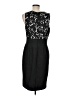 Rafaella 100% Polyester Graphic Black Cocktail Dress Size 8 - photo 2