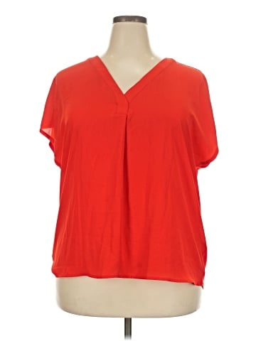 Ann Taylor Short Sleeve Blouse (view 1)