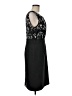Rafaella 100% Polyester Graphic Black Cocktail Dress Size 8 - photo 4