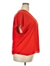 Ann Taylor 100% Polyester Red Short Sleeve Blouse Size XXL - photo 4