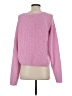 Assorted Brands Solid Pink Pullover Sweater Size S - photo 2
