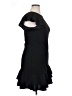 Unbranded Solid Black Cocktail Dress Size XL - photo 4