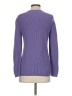 Talbots Chevron-herringbone Purple Turtleneck Sweater Size S (estimated) - photo 2