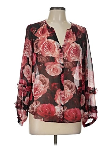 White House Black Market 3/4 Sleeve Blouse (view 1)