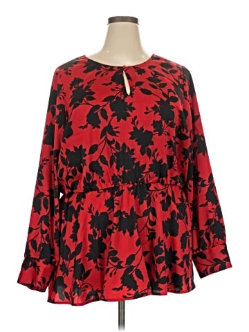 Lane Bryant Long Sleeve Blouse (view 1)