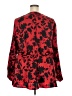 Lane Bryant Red Long Sleeve Blouse Size 22 - photo 2