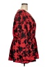 Lane Bryant Red Long Sleeve Blouse Size 22 - photo 4