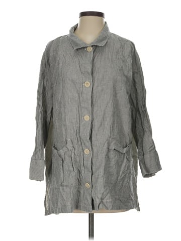 Eileen Fisher 3/4 Sleeve Button-Down Shirt (view 1)