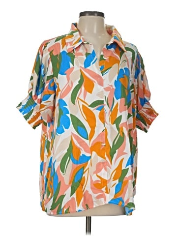 First Love Short Sleeve Blouse (view 1)