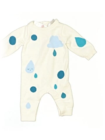 Jacadi Long Sleeve Onesie (view 1)