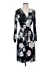 Roz & Ali Floral Black Casual Dress Size XS - photo 1