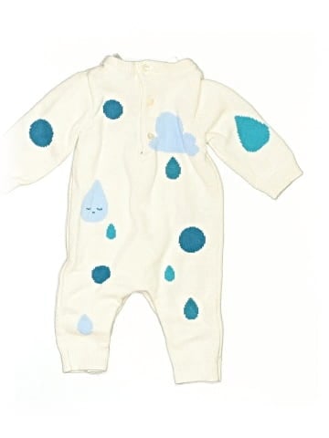 Jacadi Long Sleeve Onesie (view 2)