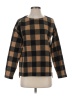 J.Jill Checkered-gingham Brown Pullover Sweater Size S - photo 1