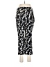 JM Collection Print Black Casual Pants Size M - photo 2