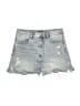 Express Blue Denim Shorts Size 8 - photo 1