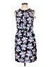 Sandro 100% Polyester Graphic Purple Casual Dress Size Lg (3) - photo 1
