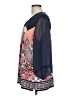 JM Collection Blue 3/4 Sleeve Blouse Size L - photo 5