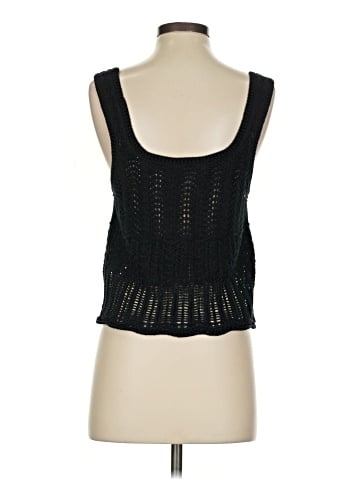 Madewell Pointelle-Stitch Tie-Front Sweater Tank (view 2)