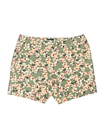 White House Black Market Khaki Shorts (view 1)