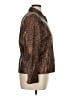 Alfred Dunner 100% Polyester Animal Print Brown Jacket Size 16 Petite - photo 4