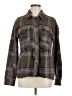 Mystree Plaid Brown Jacket Size M - photo 1