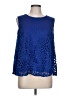 Roz & Ali Blue Sleeveless Blouse Size L - photo 1