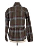 Mystree Plaid Brown Jacket Size M - photo 2