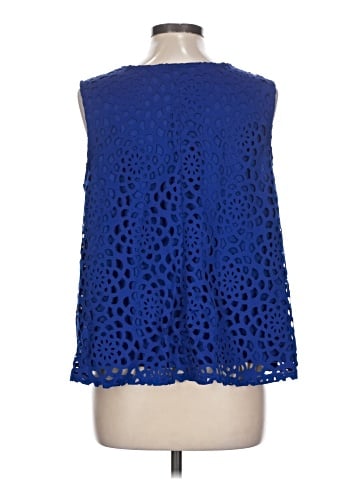 Roz & Ali Sleeveless Blouse (view 2)
