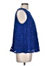 Roz & Ali Blue Sleeveless Blouse Size L - photo 4