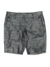 Ann Taylor LOFT 100% Cotton Chevron-herringbone Gray Shorts Size 6 - photo 1