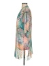 Democracy 100% Polyester Teal Kimono Size S - photo 5