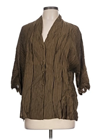 Umgee 3/4 Sleeve Blouse (view 1)