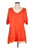 Eileen Fisher Orange Short Sleeve Top Size L - photo 1