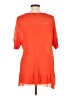 Eileen Fisher Orange Short Sleeve Top Size L - photo 2